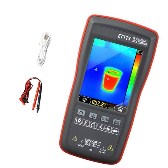 Thermal Imaging Multimeter with High Accuracy Temperature Measurement for Electrical and Mechanical Inspections