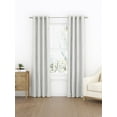 thumbnail image 1 of Thermal-Insulated 100% Total Blackout Grommet Window Curtains 96" Long in Light Gray by Comfort Canopy (Set of 2), 1 of 7