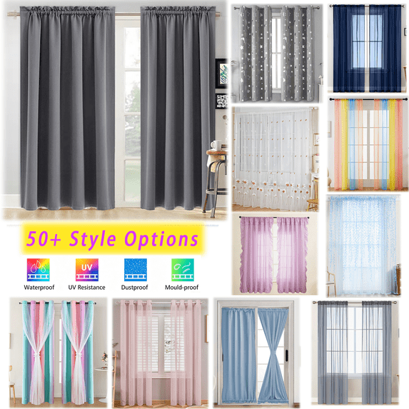JASKFLY Thermal Insulated Blackout Curtains, 71.6" x 41.7" Scandinavian Solid Color Silk Window Panels for Bedroom Kitchen Home Textile, 1 Pack, Beige