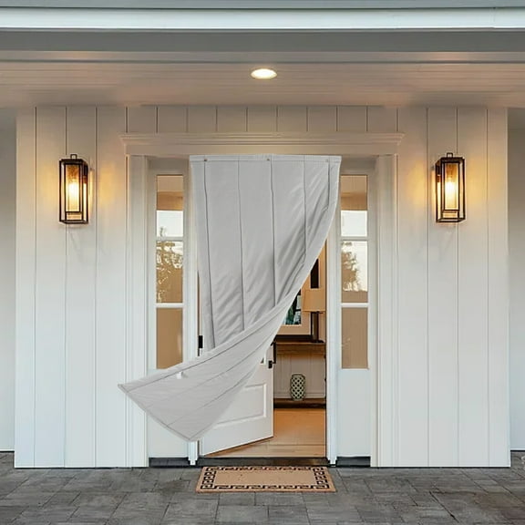 Thermal Insulated Curtain Doorway Noise Barrier Blanket Doorway Cover 70*200cm