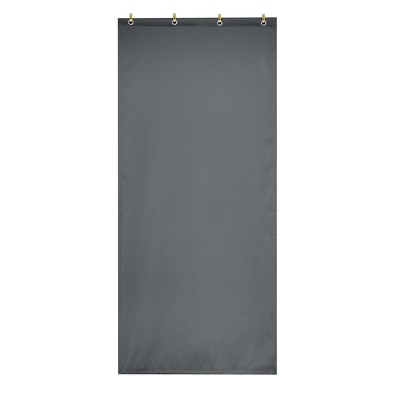 Thermal Insulated Curtain for Interior Doors and Windows—Quilted Windproof Door Drapery with Heat Retention -Blend Polyester fabric Easy Install Room and Hallway Privacy enhancer
