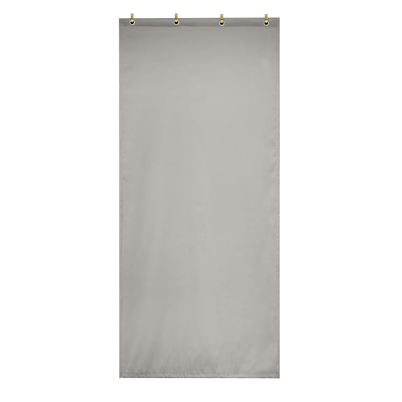 Thermal Insulated Curtain for Interior Doors and Windows—Quilted Windproof Door Drapery with Heat Retention -Blend Polyester fabric Easy Install Room and Hallway Privacy enhancer