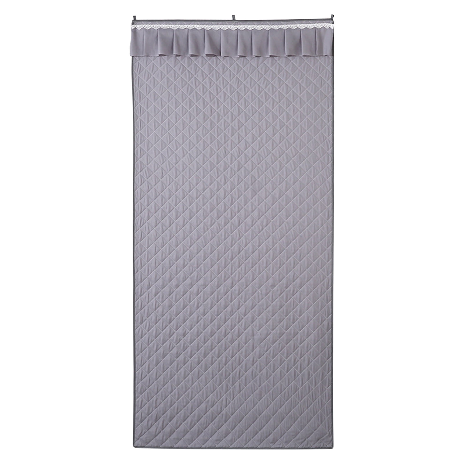 Thermal Insulated Door Curtain 90x200cm, Windproof, Waterproof, Soundproof, Cotton Lined for Winter, Energy-Saving, Easy Installation with Handle Design, Door Cover for Cold & Heat Protection