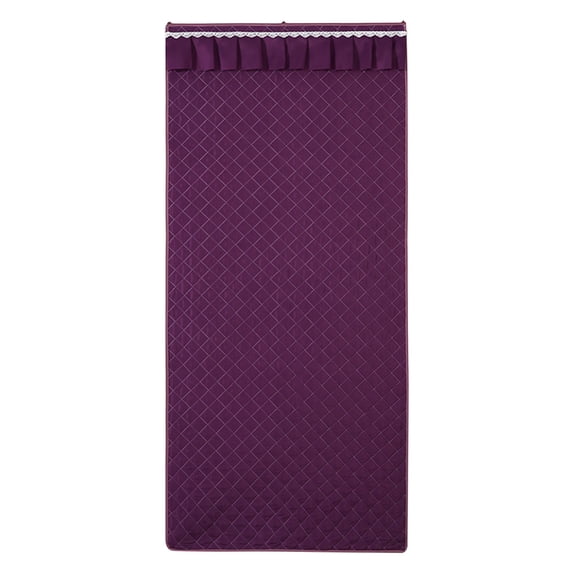 Thermal Insulated Door Curtain, Fits Door, Blocks Cold, Retains Winter Warmth, Upgraded Cloth with Thickened Door Cover for Winter Akmoler | Purple