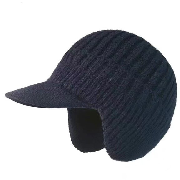 Thermal Insulated Ear Cover Hat Soft Knit Winter Essential Breathable Thermal Hat For Daily Outdoor Use