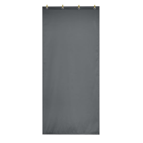 Thermal Insulated Interior Door Curtain Quilted Window Panel for Wind and Heat Retention in Living Spaces and Bedrooms