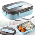 thumbnail image 1 of Thermal Insulated Lunch Box Container 2 Layer 1 Piece Portable Outdoor,Dinnerware, 1 of 9