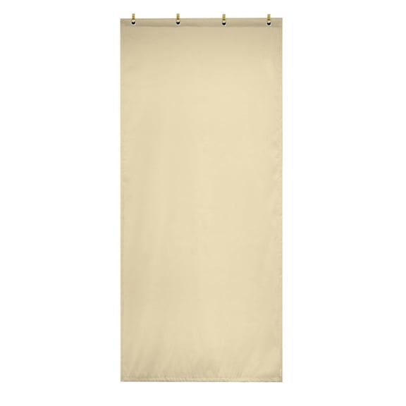 Thermal Insulated Interior Door Curtain Quilted Window Panel for Wind and Heat Retention in Living Spaces and Bedrooms