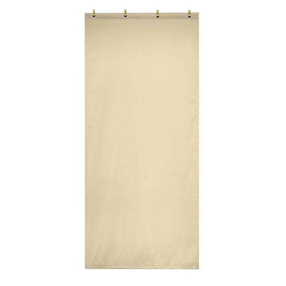 Thermal Insulated Interior Door Curtain Quilted Window Panel for Wind and Heat Retention in Living Spaces and Bedrooms