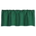 thumbnail image 1 of Thermal Insulated Short Rod Pocket Curtain Panel For Kitchen Living Room Basement Bathroom Window Window Valances For Living Room (Green, 57*18 In), 1 of 5