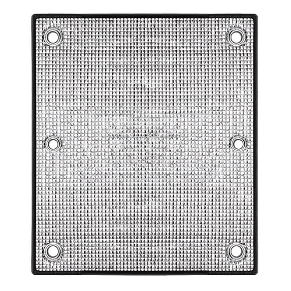 Thermal Insulated Window Cover with Suction Cups, Aluminum Foil Heat Reflective Blackout Shade, Reusable Sun Blocker for Home Bedroom Sunroom (39x35 in)