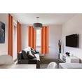 thumbnail image 1 of Thermal Insulated Window Curtain 100% Blackout Drapes for Bedroom Living room Closet door noise reducing 2 panels (K68 ORANGE 37" Wide X 63" Long), 1 of 6