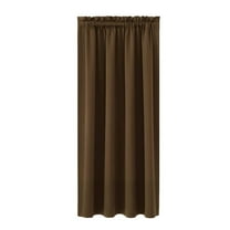 Thermal Insulated Window Curtains 63 inches Long for Bedroom, Short Thermal Insulated Room Darkening Curtains for Kitchen, Rod Pocket Curtains for Living Room, (1 Panel, 42 x 63 Inch)