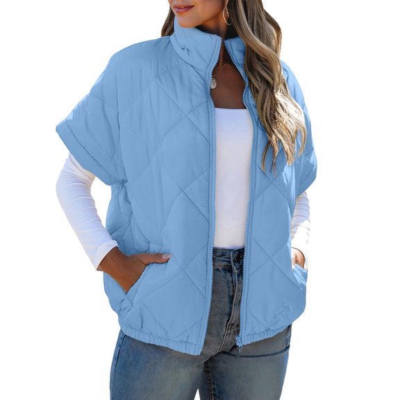 Thermal Insulated Winter Vest With Full Zipper Closure Soft Lining And Practical Side Pockets For Outdoor Activity