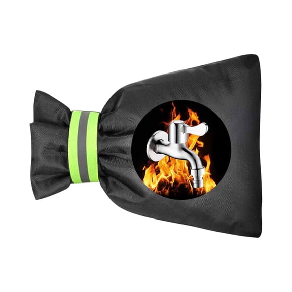 Thermal Insulation Bag & Protective Sleeve For Outdoor Faucet, Freezing Cover To Protect Garden, Yard, And Home Plumbing From Freezing Temperatures, Available In 15*18Cm,