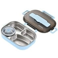 thumbnail image 1 of Thermal Insulation Bento 4 Cells Lunch Box Tableware Set Portable Lunch Box Student Lunch Box With Soup Bowl, 1 of 4