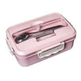 thumbnail image 1 of Thermal Insulation Bento Box Tableware Set, Portable Lunch Box with Compartments, Insulated Food Container for Work, Reusable Leakproof Lunch Box with Utensils, 1 of 3