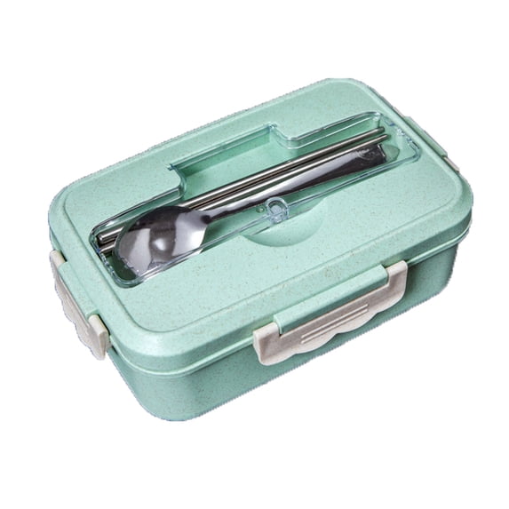 Thermal Insulation Bento Box Tableware Set, Portable Lunch Box with Compartments, Insulated Food Container for Work, Reusable Leakproof Lunch Box with Utensils