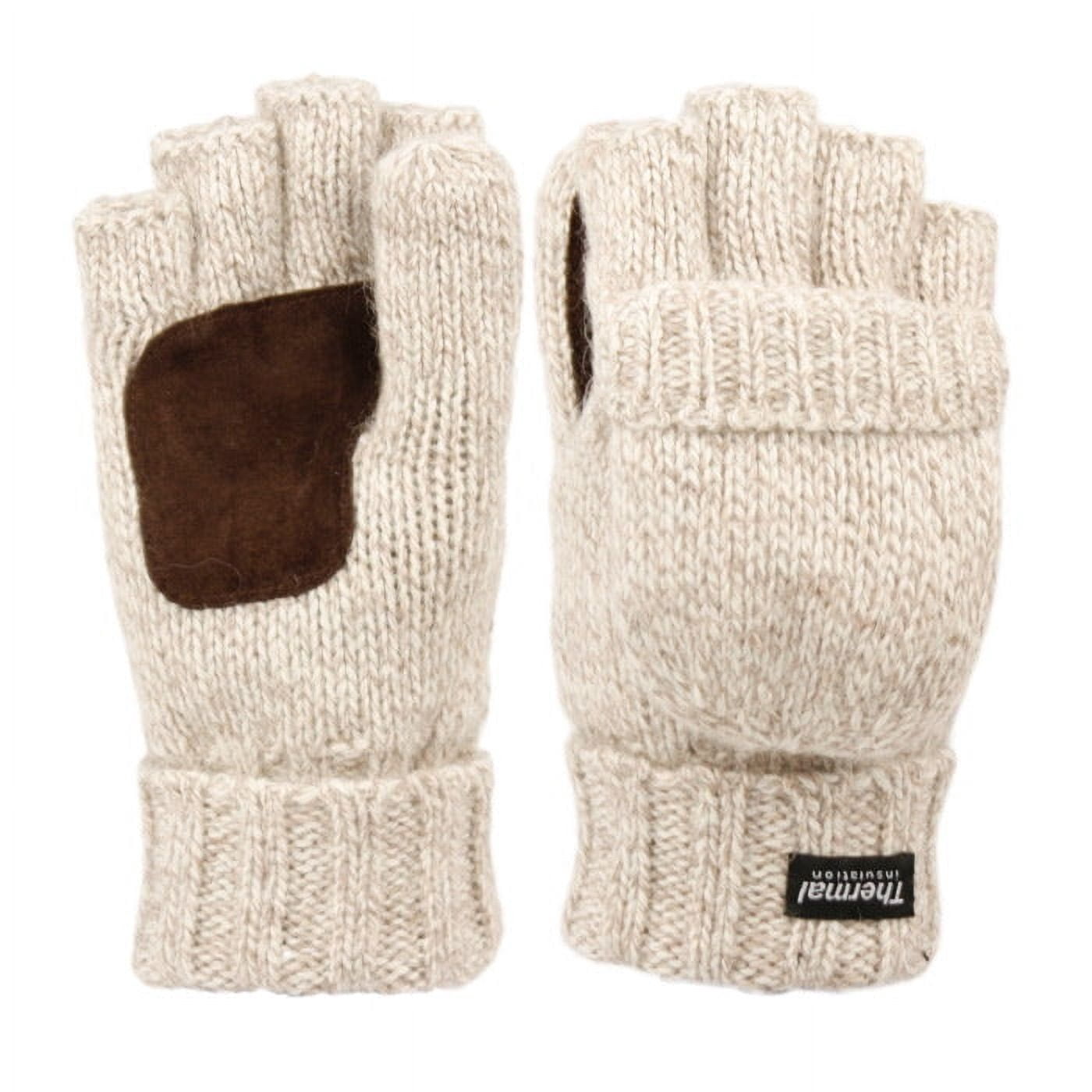 Thermal Insulation Fingerless Texting Gloves for Women and Men with ...