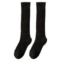 Thermal Knee High Socks Women's Winter Warm Fuzzy Socks Multipack