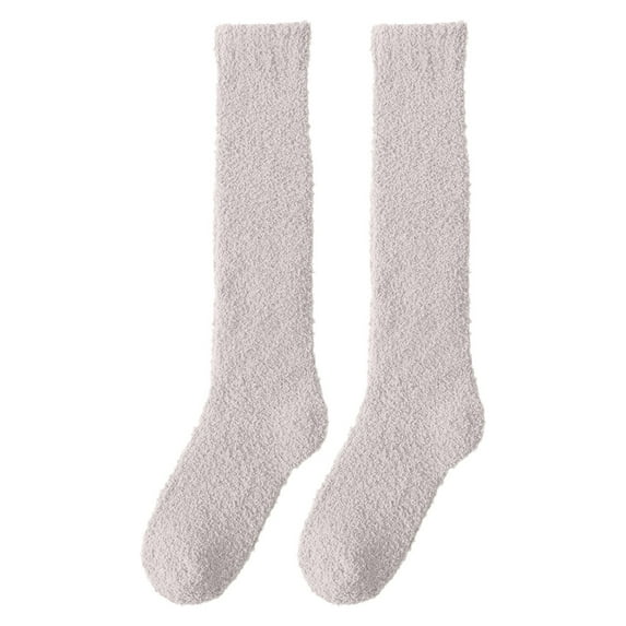 Thermal Knee High Socks Women's Winter Warm Fuzzy Socks Multipack