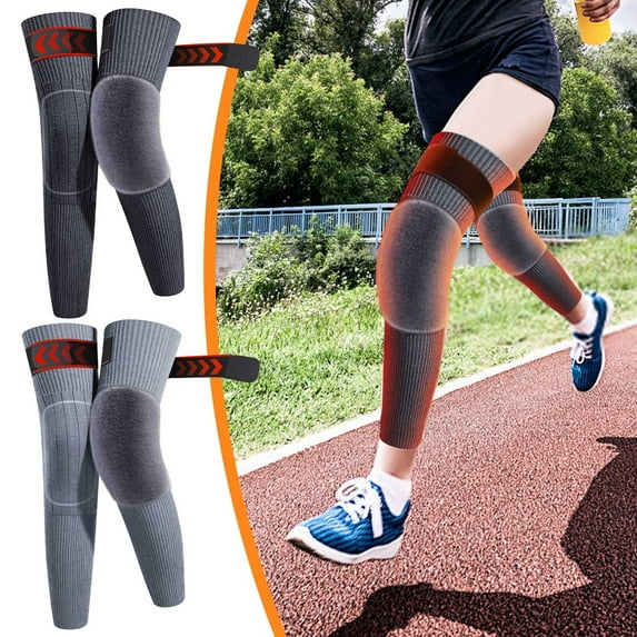 Thermal Knee Warmers Leg Sleeves Unisex Winter Pads, Thick & Stretchy Polyester, Non-slip & Breathable for All-day Comfort, for Outdoor Sports Ing Hiking and Cold Weather Activities
