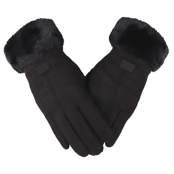 Thermal Knit Touchscreen Gloves for Women Winter Driving Cold Weather Texting Warm Elastic