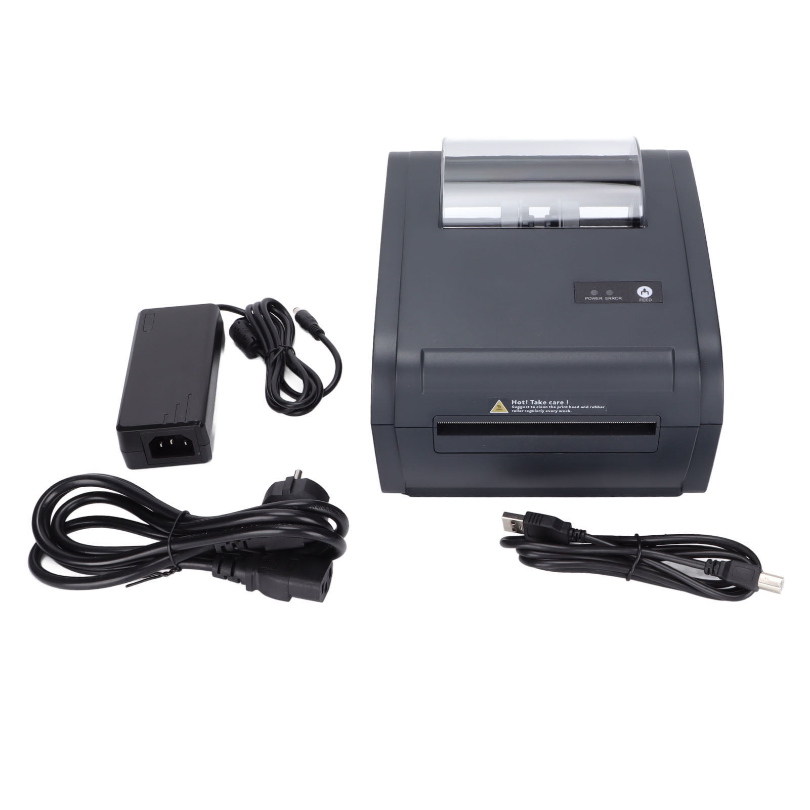 Thermal Label Printer Humanized Open Lid Transparent Paper Warehouse