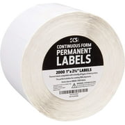 Thermal Label Printer Roll - 2000 1 X 2 5/8 Permanent Amazon FBA Shipping Labels - 100% Compatible with FBA, Rollo and Zebra Printer