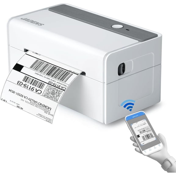 Thermal Label Printer - Shipping Label Printer for Small Businesses & Package, USPS, Etsy, , Compatible with , Windows, Android, 4x6, Label Maker, White