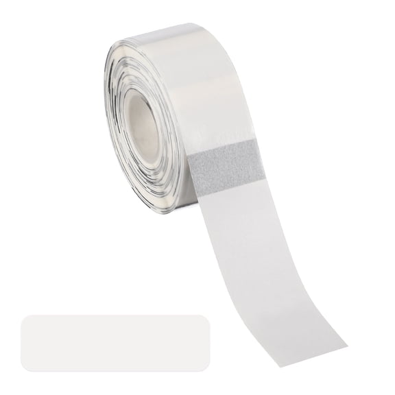 Thermal Label Stickers, 1.6x0.5" Thermal Label Self Adhesive 160 Tape/Roll for Name Tag, Transparent