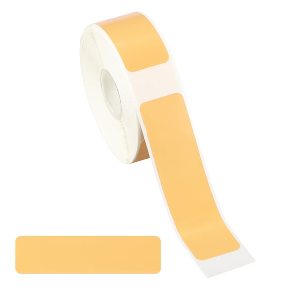 Thermal Label Stickers, 2x0.6" Thermal Label Self Adhesive 150 Tape/Roll for Name Tag, Orange