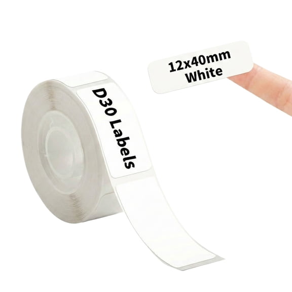 Thermal Label Stickers Water And Oil Resistant 0.5 X 1.6 Inch 160 Labels Per Roll White Self Adhesive Label For Home Organization