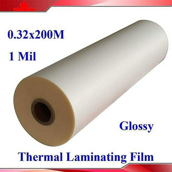 Thermal Laminating 4Roll 12.5" X656' (0.32x200M) Glossy UV Luster Hot Films Bopp