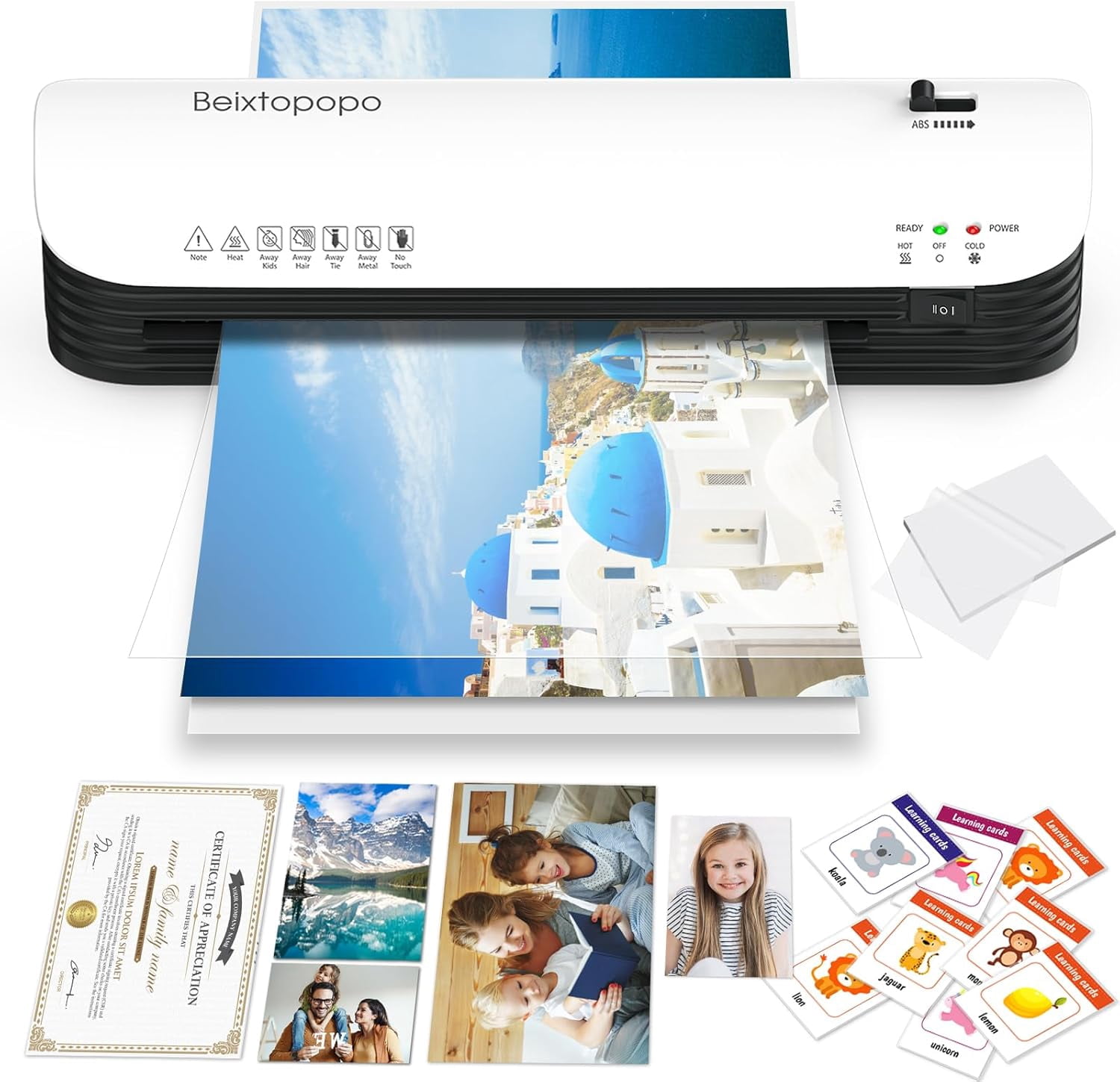Thermal Laminator, 8.5x11 Laminator, 9 Inch Laminater Machine with 12 ...