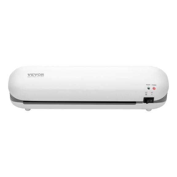 Thermal Laminator Machine Portable A4 Paper Size 3-4 Min Warm Up 3-5 Mil Thickness for Home Office School Supplies White Grey