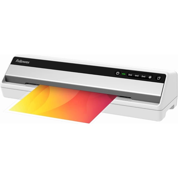 Thermal Laminator Machine for Home or Office with Pouch Starter Kit, 12.5 Inch, Fast Warm-Up, Jam-Free Design