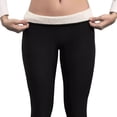 thumbnail image 1 of Thermal Leggings for Women Winter Warm Leggings High WaistedLined Thermal Tummy Control Comfortable Solid Color Pants Long Johns for Women Thermal, 1 of 7