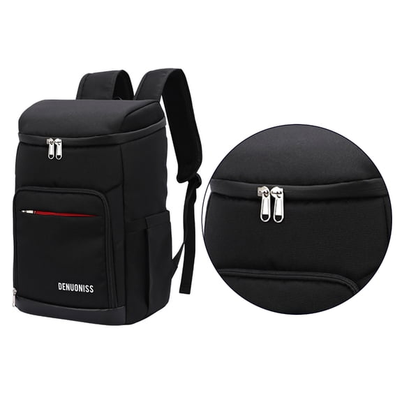 Thermal Lunch Backpack Backpack 12 Cans Bag Insulated Pack for Travel Camping Hiking