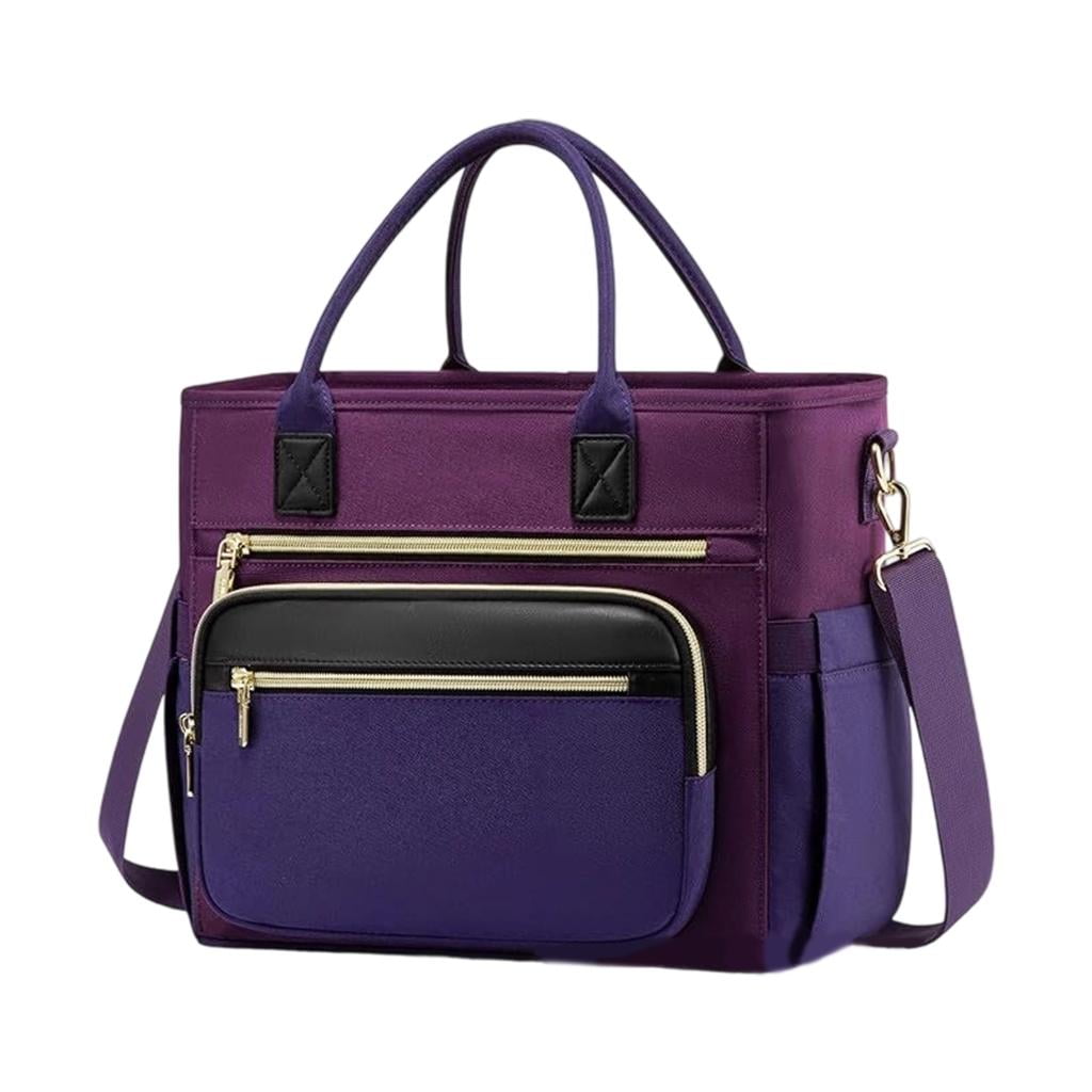 Thermal Lunch Bag Large Top Opening Multiple Pockets Leakproof Insulated Lunch Box For Office School Or Travel
