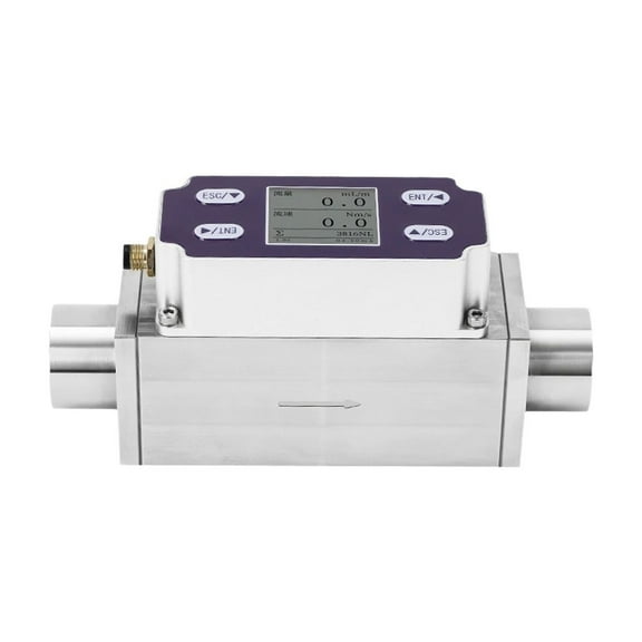 Thermal Mass Micro MEMS Gas Flow Meter RS485 Digital Sensor for Oxygen Hydrogen Argon Methane Propane Air ,Clear Reading