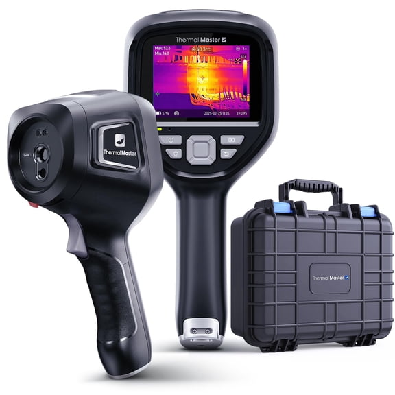 Thermal Master Handheld Thermal Camera, 512384 XIR Resolution, Thermal Imaging Camera with 2MP Visual Camera, 640480 3.5" IPS Screen Thermal Imager with Laser, -4to 1022, 40mK(Thor 002)
