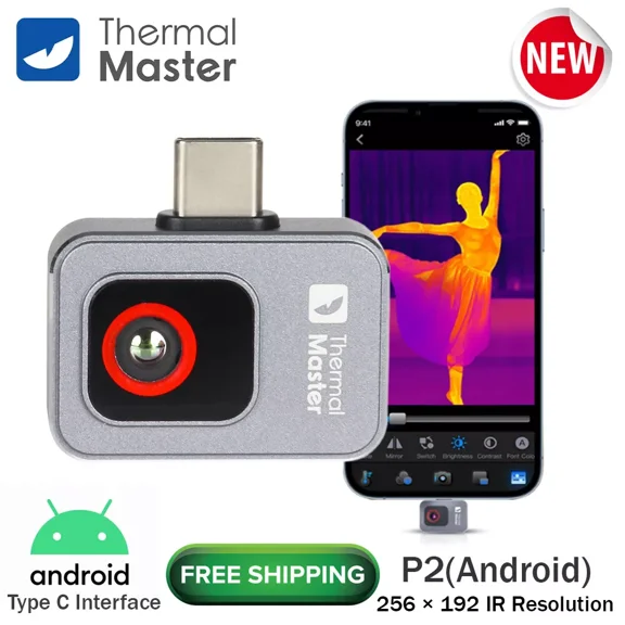 Thermal Master P2 (Android) 256192 15X Zoom Thermal Imaging Camera for Phone
