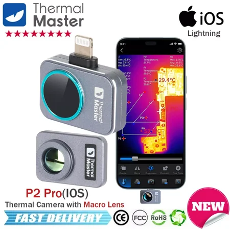 Thermal Master P2 Pro 256x192 High-Resolution Thermal Imaging Camera For iOS