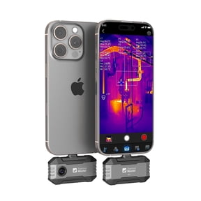 Thermal Master Thermal Camera for USB-C iPhone and Android, P1 Thermal Imaging Camera with 320240 X IR Resolution, -4 to 1112, 160120 Infrared Camera (iOS and Android P1 Grey)