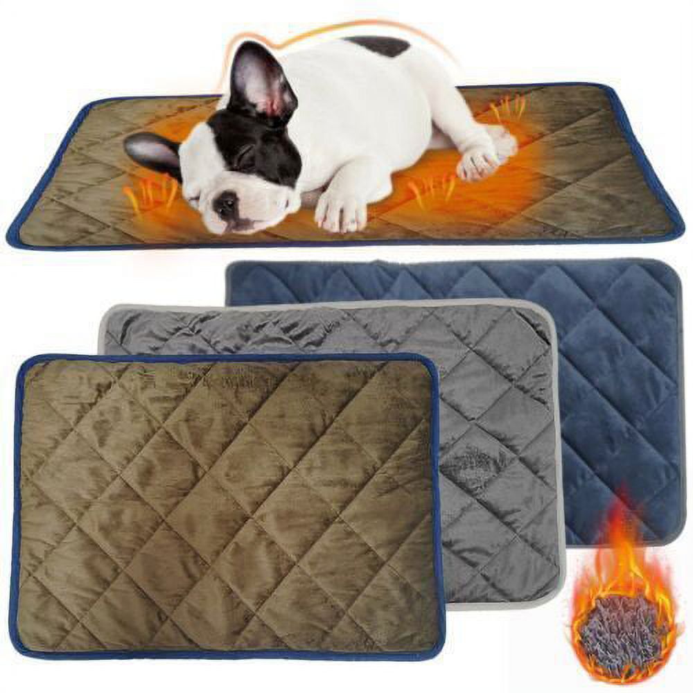 Thermal Mat Brown Self Warming Heating Hot Pad for Pets For Cat and