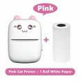 thumbnail image 1 of Thermal Mini Printer Portable Inkless Sticker Wireless Label Printer with Tape Free Cut Small DIY Compatible with iOS&Android (Pink Printer), 1 of 7