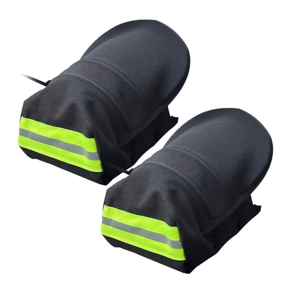 Thermal Motorcycle Handlebar Muffs - Waterproof & Windproof Hand Protectors for Winter Riding, ATV Snowmobile Scooter Covers