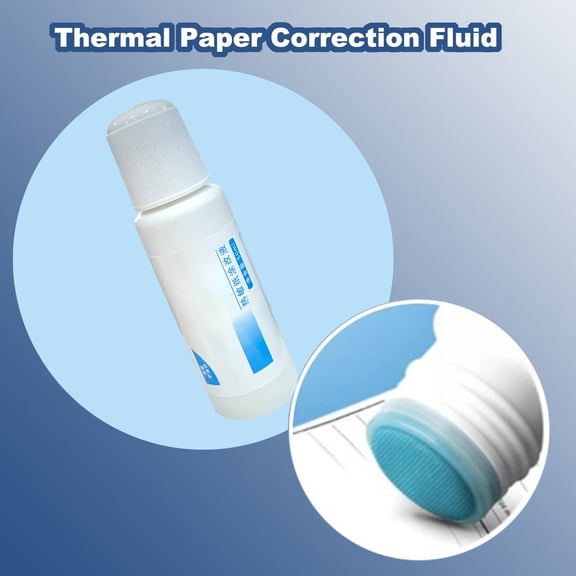 Thermal Paper Correction Fluid, Quick Drying Confidentiality Eraser For Express Information Removal, 20/30/50Ml Sizes, Non-Damaging Thermal Paper Eraser For Secure Confidentiality