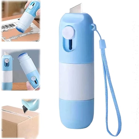 Thermal Paper Correction Fluid with Parcel Opener – 2-in-1 Anti Information Leakage Erase Device, Portable Privacy Protection for Package Labels(1PC)